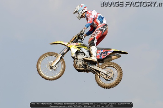 2009-10-03 Franciacorta - Motocross delle Nazioni 2524 Qualifying heat MX1 - Jan Olav Lunewski - Suzuki 450 NOR